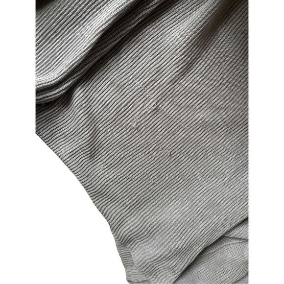 Free People Making Waves Cardigan Sweater size XS Gray Midi Linen Cotton - Picture 6 of 12